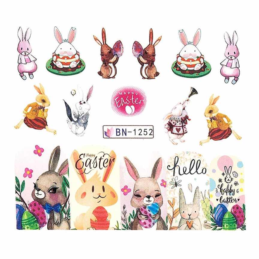 Tatuaj Unghii LUXORISE Easter Bunny, BN-1252 Tatuaj Unghii LUXORISE Easter Bunny, BN-1252
