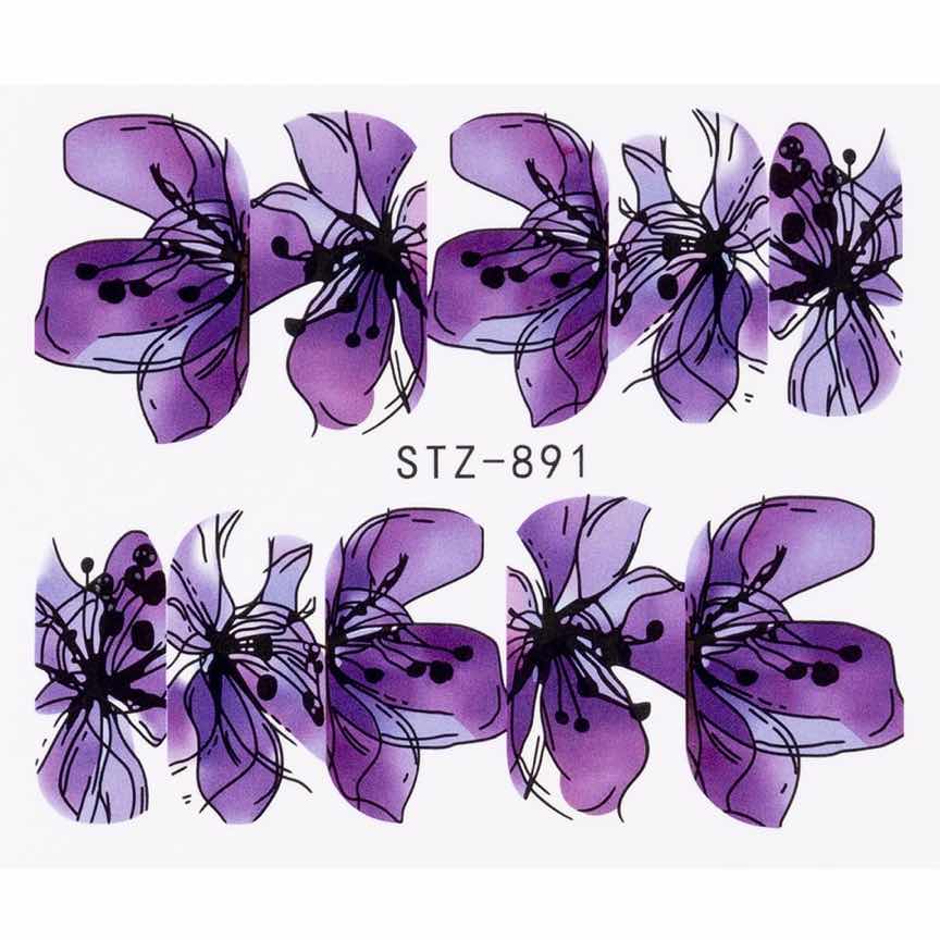 Tatuaj Unghii LUXORISE Flower Art Twist, STZ-891 Tatuaj Unghii LUXORISE Flower Art Twist, STZ-891