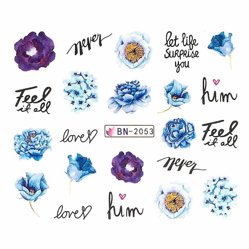 Tatuaj Unghii LUXORISE Flower Crush, BN-2053 Tatuaj Unghii LUXORISE Flower Crush, BN-2053