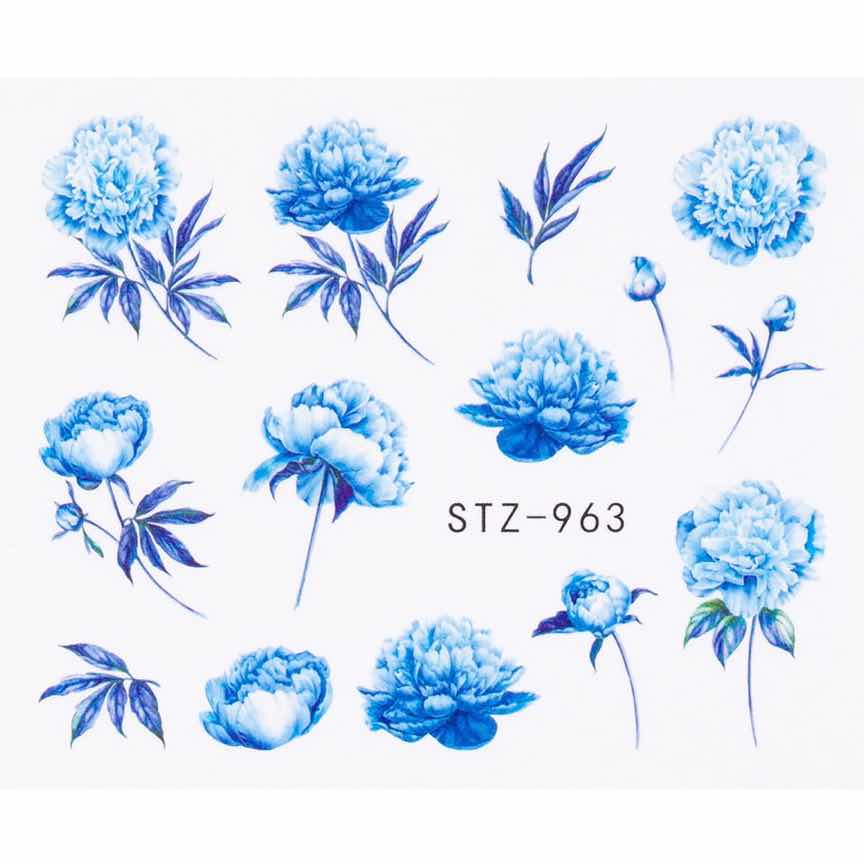 Tatuaj Unghii LUXORISE Flower Fairytale, STZ-963 Tatuaj Unghii LUXORISE Flower Fairytale, STZ-963