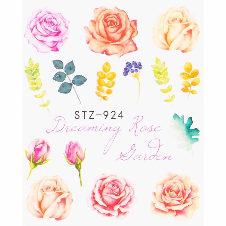 Tatuaj Unghii LUXORISE Flower Forever, STZ-924 Tatuaj Unghii LUXORISE Flower Forever, STZ-924