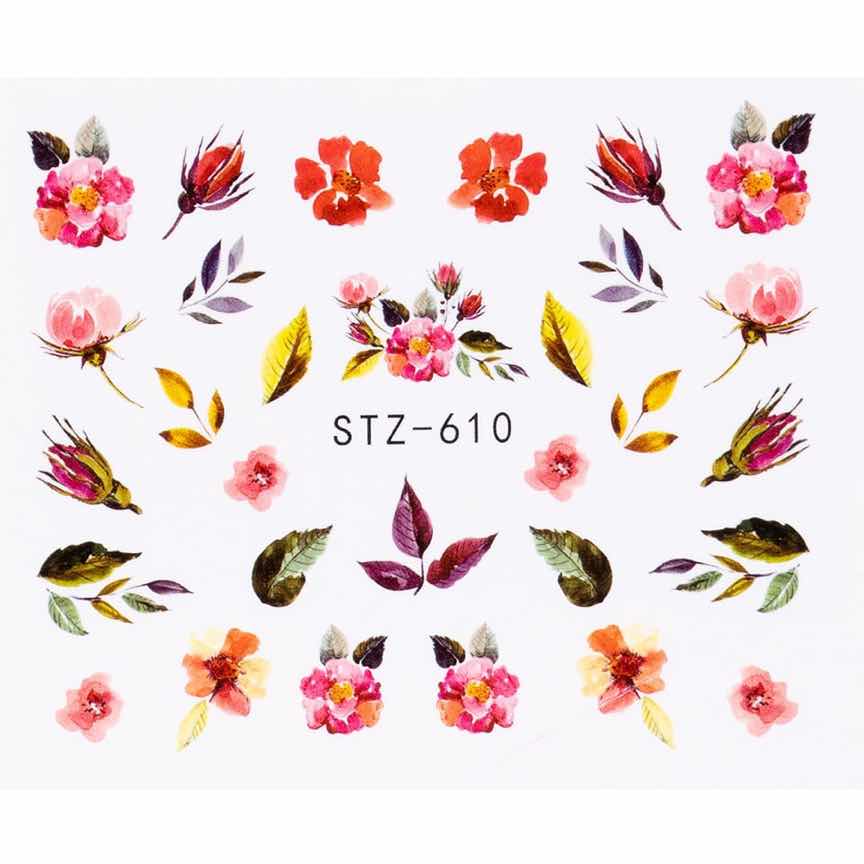 Tatuaj Unghii LUXORISE Flower Heaven, STZ-610 Tatuaj Unghii LUXORISE Flower Heaven, STZ-610