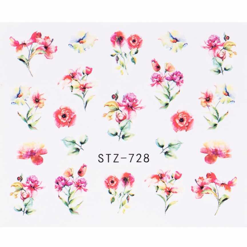 Tatuaj Unghii LUXORISE Flower List, STZ-728 Tatuaj Unghii LUXORISE Flower List, STZ-728