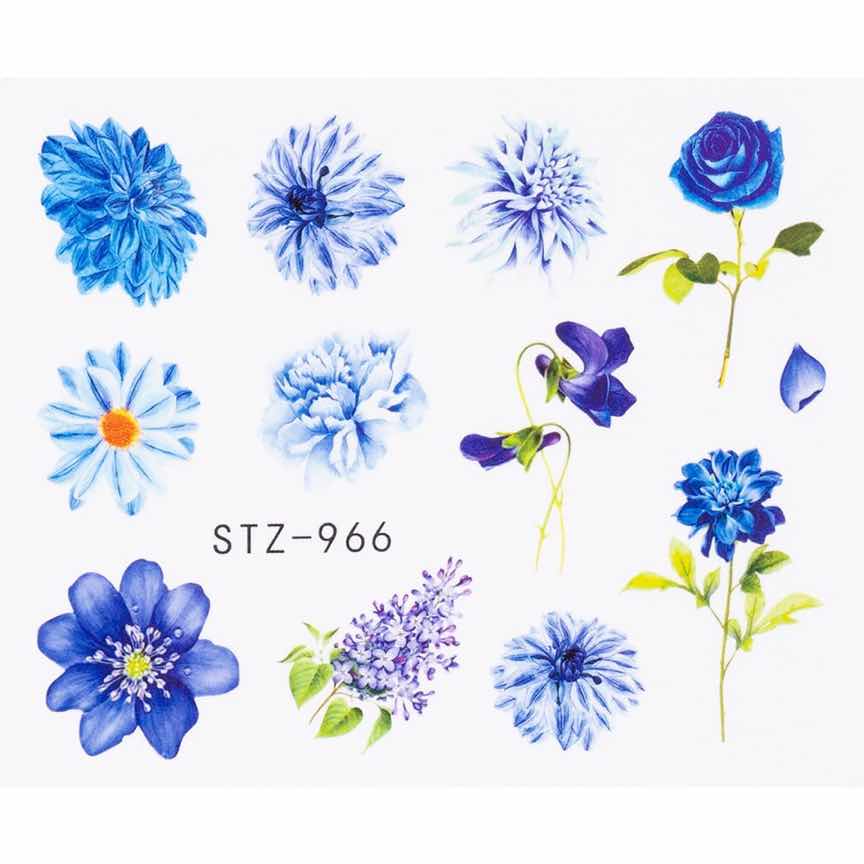 Tatuaj Unghii LUXORISE Flower Sky, STZ-966 Tatuaj Unghii LUXORISE Flower Sky, STZ-966