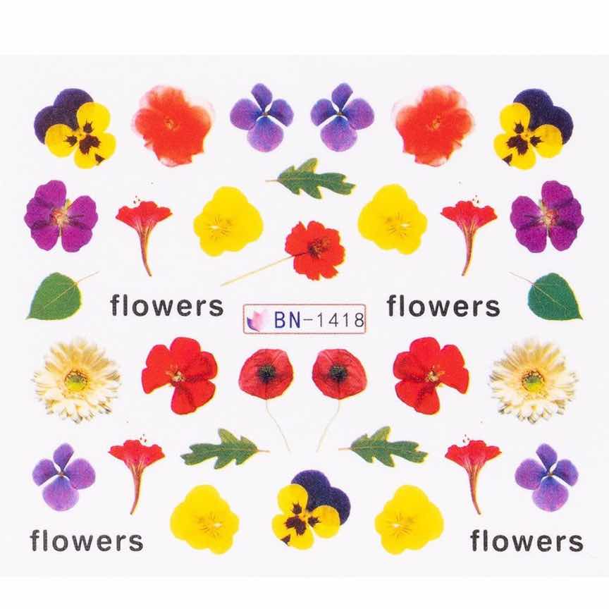 Tatuaj Unghii LUXORISE Flower Spectrum, BN-1418 Tatuaj Unghii LUXORISE Flower Spectrum, BN-1418