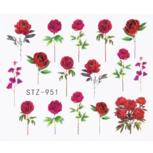 Tatuaj Unghii LUXORISE Flower Star, STZ-951