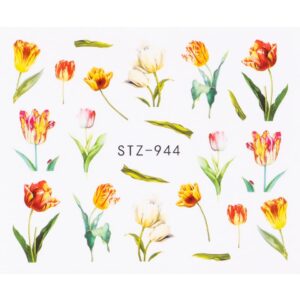 Tatuaj Unghii LUXORISE Flower Style, STZ-944