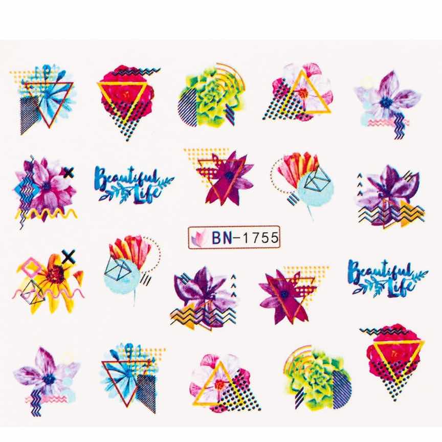 Tatuaj Unghii LUXORISE Flower UP, BN-1755 Tatuaj Unghii LUXORISE Flower UP, BN-1755