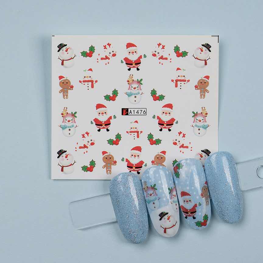 Tatuaj Unghii LUXORISE Holiday Colors, A1476 Tatuaj Unghii LUXORISE Holiday Colors, A1476