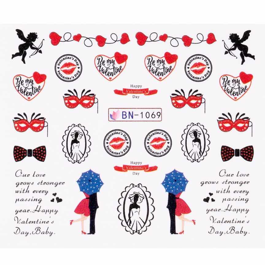Tatuaj Unghii LUXORISE Love Game, BN-1069 Tatuaj Unghii LUXORISE Love Game, BN-1069