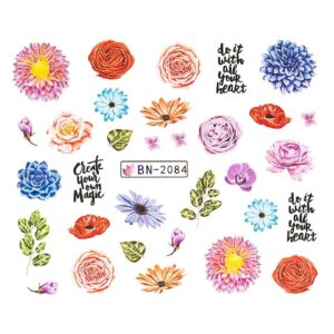 Tatuaj Unghii LUXORISE Magic Flower, BN-2084