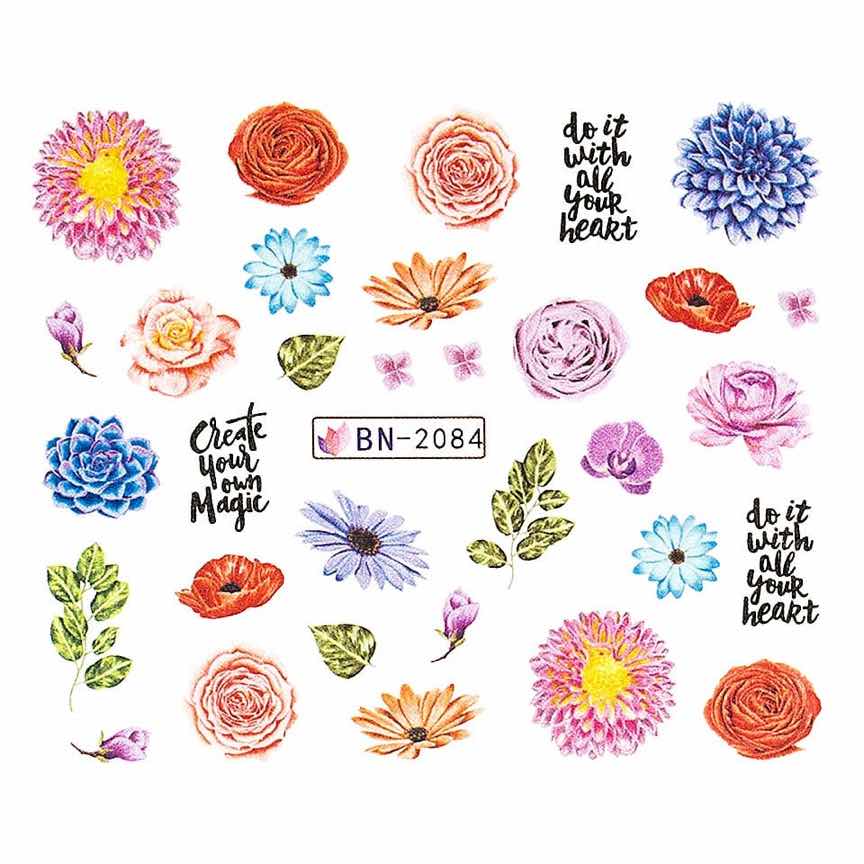 Tatuaj Unghii LUXORISE Magic Flower, BN-2084 Tatuaj Unghii LUXORISE Magic Flower, BN-2084