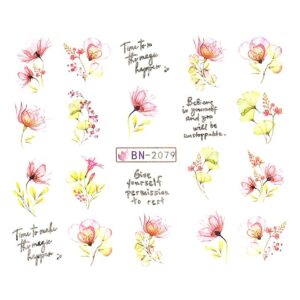 Tatuaj Unghii LUXORISE Magic Flowers, BN-2079