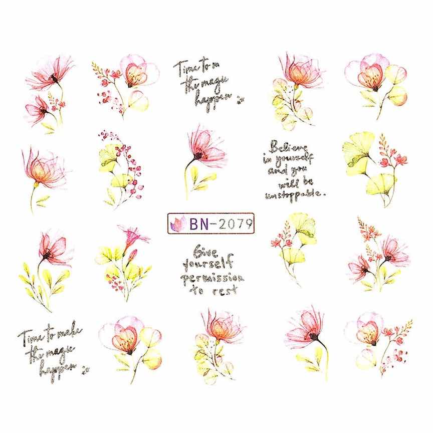 Tatuaj Unghii LUXORISE Magic Flowers, BN-2079 Tatuaj Unghii LUXORISE Magic Flowers, BN-2079
