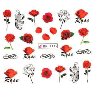 Tatuaj unghii LUXORISE, Rose Bar BN-1112