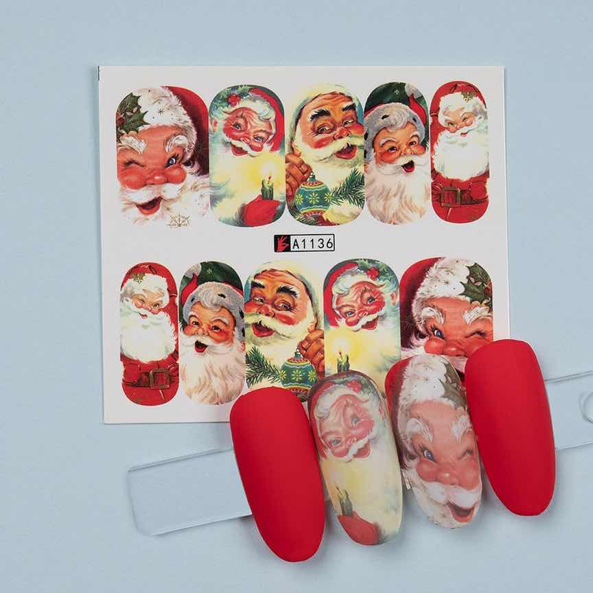 Tatuaj Unghii LUXORISE Santa's Laugh, A1136 Tatuaj Unghii LUXORISE Santa's Laugh, A1136