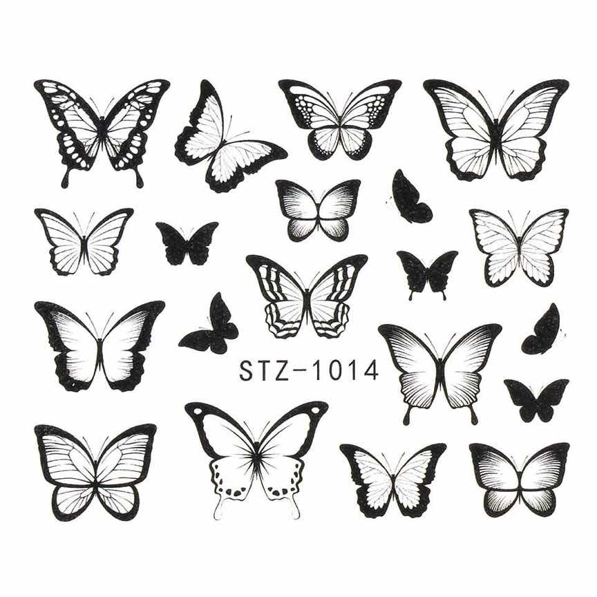 Tatuaj Unghii LUXORISE Simple Butterfly Song, STZ-1014 Tatuaj Unghii LUXORISE Simple Butterfly Song, STZ-1014