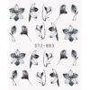 Tatuaj Unghii LUXORISE Simple Flower Art, STZ-883 Tatuaj Unghii LUXORISE Simple Flower Art, STZ-883