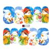 Tatuaj Unghii LUXORISE Snowmen Faces, A1147
