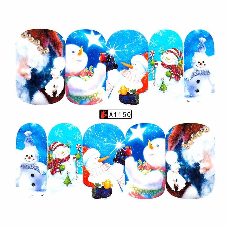 Tatuaj Unghii LUXORISE Snowmen Glare, A1150 Tatuaj Unghii LUXORISE Snowmen Glare, A1150