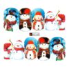Tatuaj Unghii LUXORISE Snowmen Smile, A1149