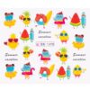 Tatuaj Unghii LUXORISE Summer Fun, BN-1698 Tatuaj Unghii LUXORISE Summer Fun, BN-1698
