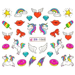 Tatuaj Unghii LUXORISE Unicorn Kiss, BN-1065