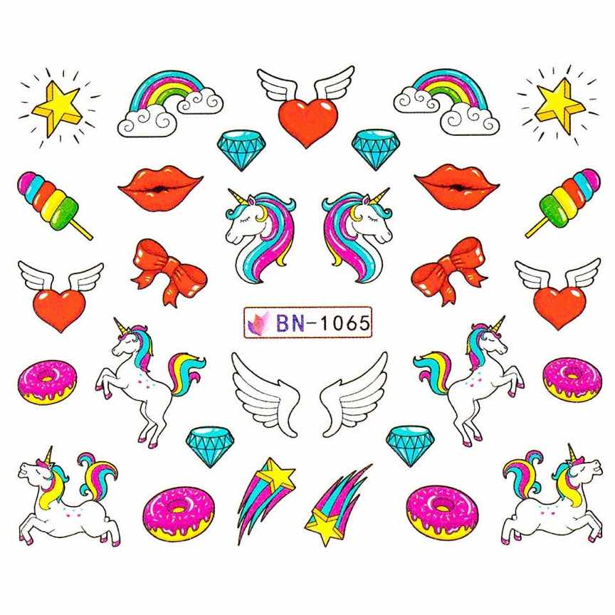 Tatuaj Unghii LUXORISE Unicorn Kiss, BN-1065 Tatuaj Unghii LUXORISE Unicorn Kiss, BN-1065