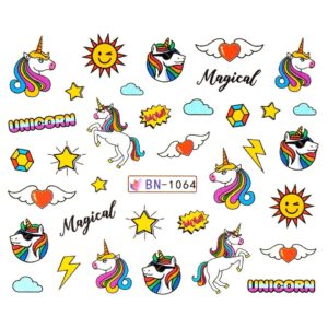 Tatuaj Unghii LUXORISE Unicorn Magic, BN-1064