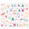 Tatuaj Unghii LUXORISE Wild Christmas, BN-1866 Tatuaj Unghii LUXORISE Wild Christmas, BN-1866