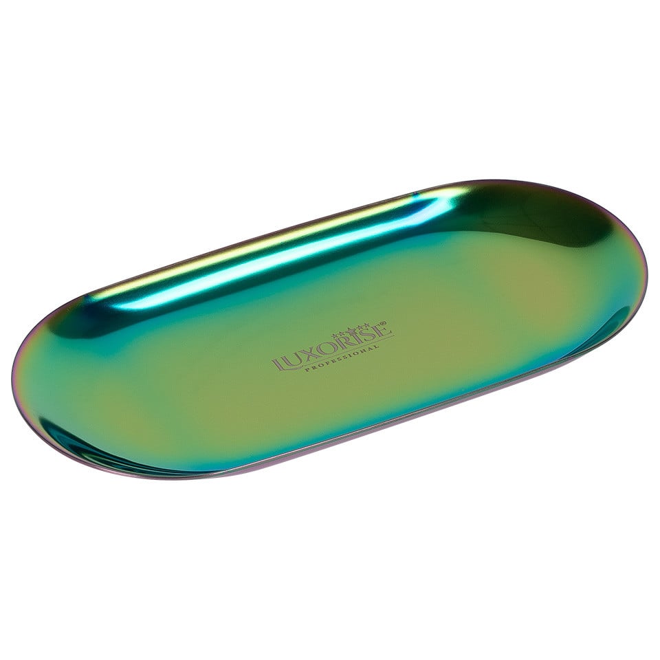 Tavita Inox Instrumente Salon LUXORISE, Holo Green Tavita Inox Instrumente Salon LUXORISE, Holo Green