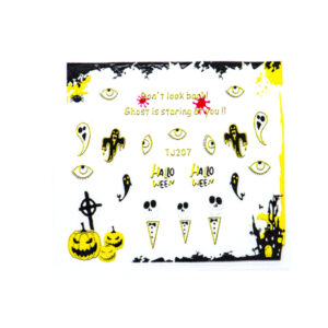 Tatuaj Halloween TJ207 Auriu