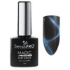 Top Coat Cat Eye SensoPRO Milano 10ml, Blue Top Coat Cat Eye SensoPRO Milano 10ml, Blue