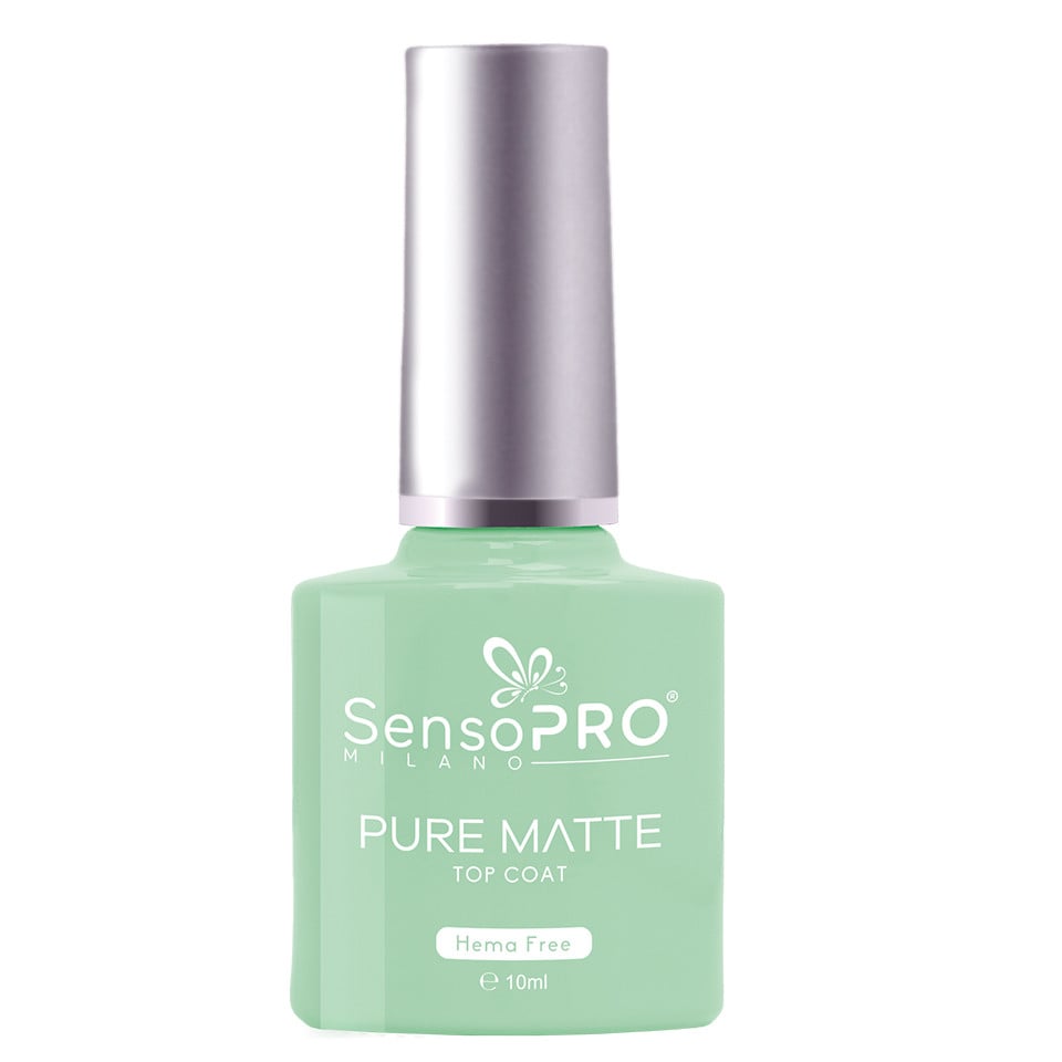 Top Coat Hema Free Pure Matte SensoPRO Milano 10ml Top Coat Hema Free Pure Matte SensoPRO Milano 10ml