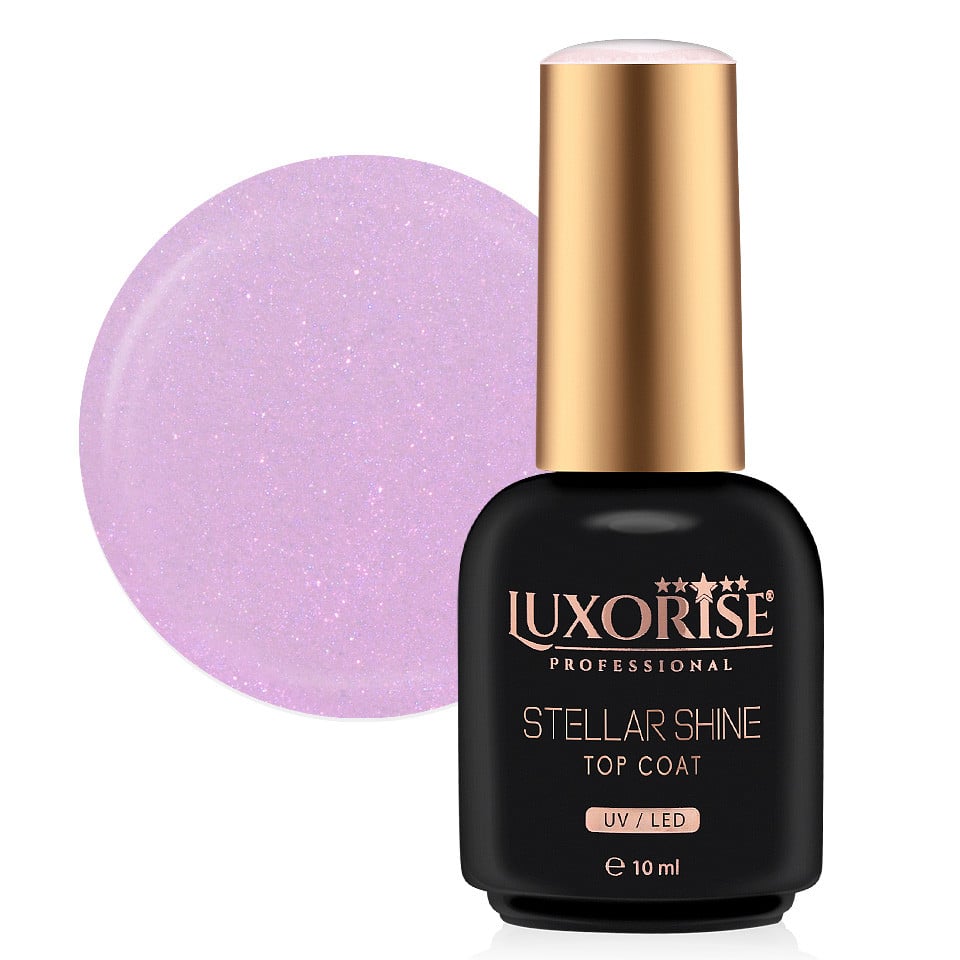 Top Coat LUXORISE - STELLAR SHINE Pulsar Pink 10ml Top Coat LUXORISE - STELLAR SHINE Pulsar Pink 10ml