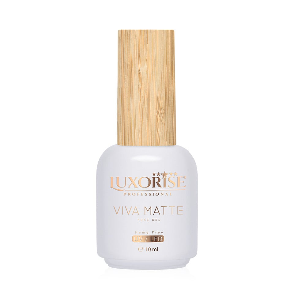 Top Coat Mat Hema Free Viva Pure - LUXORISE, 10ml Top Coat Mat Hema Free Viva Pure - LUXORISE, 10ml