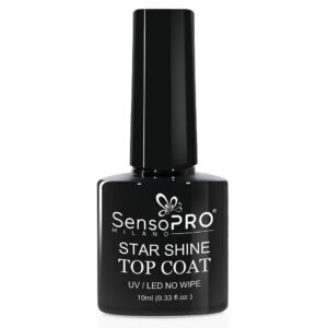 Top Coat Oja Semipermanenta Star Shine SensoPRO Milano 10ml - Gel de Finish