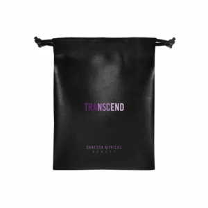 Transcend Vegan Leather Drawstring Pouch