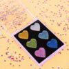 Trusa Glitter Ushas 6 culori - Heart Vibes #02 Trusa Glitter Ushas 6 culori - Heart Vibes #02