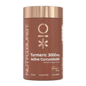 Vitamine jeleuri Premium Turmeric 3000mg NUTRIBURST 60buc